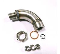 Capteur D'oxygène Rallonge Capteur D'oxygène O2 Coude En J, Entretoise Universelle Pour Hydrogène, Connecteur M18*1,5 Restricteur Inserts Débit Gaz Réglables