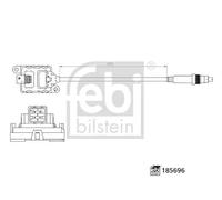 Capteur d'urée nox 185696 FEBI BILSTEIN
