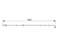 Bosch Témoin d'usure de plaquettes de frein 1 987 473 026 pour BMW X5 X6