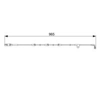 Capteur d'usure des plaquettes Frein à disque 1 987 473 027 BOSCH pour BMW X5 X6