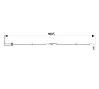 BOSCH 1 987 473 053 Témoin d'usure de plaquette de frein