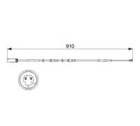 Bosch Témoin d'usure AP850 - 1 pièce