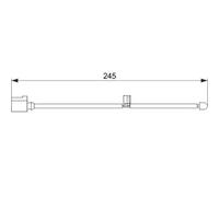 Bosch AP340 Témoin d'usure - 1 pièce