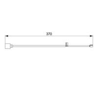 Capteur d'usure des plaquettes Frein à disque 1 987 474 572 BOSCH pour AUDI SEAT