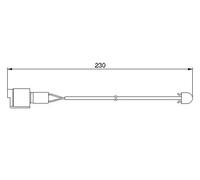 Bosch AP169 Témoin d'usure - 1 pièce