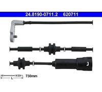 ATE Contact d'avertissement, usure des plaquettes de frein pour OPEL