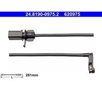 Capteur d'usure des plaquettes Frein à disque 24.8190-0975.2 ATE pour AUDI A4 B9