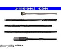 1x Contact d'avertissement, usure des plaquettes de frein ATE 24.8190-0986.2
