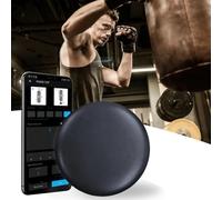 Capteur Intelligent De Coups De Poing Pour La Boxe Avec App, Mesureur De Puissance Pour Sac De Frappe, Moniteur De Force, De Vitesse Et De Retour Vocal En Temps Réel, Pour Les Boxeurs Black