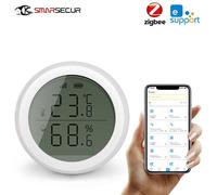 capteur intelligent d'humidité et de température pour maison, détecteur Zigbee avec application, télécommande, moniteur de Signal à écran LCD pour passerelle Sonoff