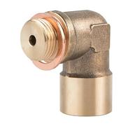 Capteur Lambda Capteur D'oxyde Adaptateur De Capteur D'oxygène À 90 Degrés, Raccord Coudé En Laiton M18 X 1,5