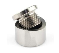 Capteur Lambda Capteur D'oxyde Bouchon Hexagonal SS304 Et Écrou Cranté Pour Sonde Lambda, Ensemble De Bouchons, Soudé, Adaptateur Pour À Oxygène M18 X 1,5