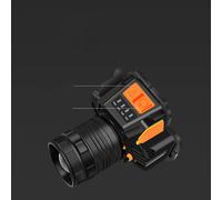 Capteur Led Lampe Frontale Zoom Rotatif Usb Charge TêTe Torche LumièRe Forte Lampe De Poche ExtéRieure Lampe Frontale Avec Batterie LumièRe Jaune