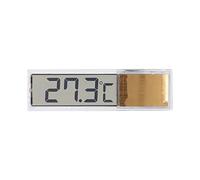 Capteur LED pour Aquarium, mesure de la température intérieure et extérieure, thermomètre électronique numérique 3D (Doré)