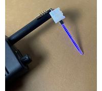 Capteur lumineux à diode UHF RF avec indicateur LED pour détection de signal talkie-walkie, appareil de testeur de fréquence portable pour amateur de jambon (bleu)