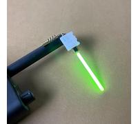Capteur lumineux à diode UHF RF avec indicateur LED pour talkie-walkies, outil de détection de signal radio pour amateurs de radio, testeur d'antenne compact pour transmission UHF (jaune) (vert)