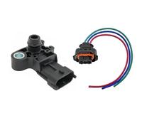 Capteur MAP Capteur de pression absolue de suralimentation d'air d'admission, compatible avec Opel Signum Vectra C GTS 1.6 1.8 12591290(Sensor and Plug)