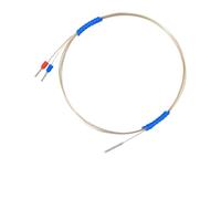 Capteur Micro thermocouple étanche et résistant à l'huile, sonde haute température Φ1.5 Φ2.0mm, pointe en acier inoxydable 0-480 ℃(K-2-15mm-2M-H)