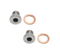 Capteur Nox Sonde Lambda Bouchon De Bouchon D'obturation De Sonde Lambda D'oxygène O2 pour Motos Et Voitures 2X M12 X 1,25 Mm