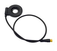 Capteur PAS de vélo électrique 12 aimants Capteur de vitesse Hall pour système d'assistance au pédalage - Kit de conversion de vélo électrique en alliage avec câble de 100 cm