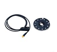 Capteur PAS de vélo électrique avec technologie Dual Hall, design de manivelle pour installation sur le côté gauche, paramètres de signal réglables, connecteur SM compatible