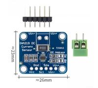 Capteur pour puissance I2C pour Arduino pour raspberry Pi Capteur | Interface I2C simple, mesure bidirectionnelle, plage 0-26V, pour idéal pour projets DIY électronique
