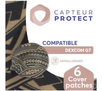 Capteur Protect Patches Tatoo Cover Dexcom G7/One+ 6 Pièces