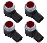 Capteur Recul Voiture pour Edge pour Explorer pour Fusion pour Expédition Capteur De Stationnement PDC Nouvelle Aide À La Marche Arrière(4ocs Red)