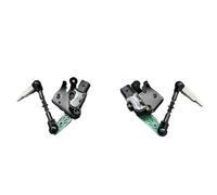 Capteur Réglage du Niveau des Phares Capteur de niveau de hauteur de Suspension gauche droite, adapté pour Q5 A8 A7 A6 4H0907503 4H0941285G 4H0941286G 4H0941309C 4H0941310C(Front Right 1pc)