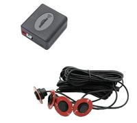 Capteur stationnement Capteur Plan 13 Mm Pare-Chocs Arrière Profondeur Réglable Capteur Stationnement 16 Mm Assister Systèmes Pare-Chocs Radar Arrière Capteurs Stationnement Arrière Voiture(Black)