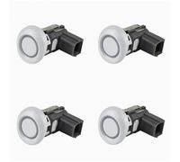 Capteur Stationnement Pdc 8651A056HA 4 Pcs Capteur Stationnement PDC pour Nissan pour Cube 2009 pour Skyline 2009-2025 8651A056HB 25994-ENF0E 25994-1BA1E Auto Système Parcage(Rear White)