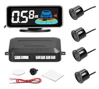 Capteur Stationnement PDC Système De Recul Arrière Capteur Stationnement Détection Distance Avertisseur Sonore avec 4 8 Sondes(A)