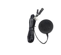 Capteur tactile en bois pénétrable de 25mm, interrupteur d'éclairage LED 5V 12V 24V 60W, balayage manuel, variateur à intensité variable for lampe d'étagère d'armoire miroir(LP813 Black)