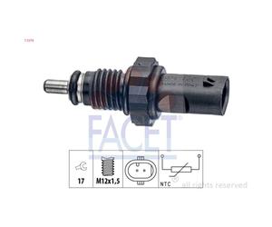 Capteur, température de carburant FACET 7.3378