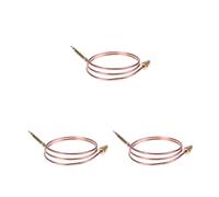 Capteur thermocouple à gaz 1 à 5 pièces de thermocouple universel Gaes de 60 cm et 120 cm avec 5 points de fixation for brûleur de poêle à gaz.(120cm 3 PCS)