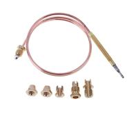 Capteur thermocouple à gaz 1 à 5 pièces de thermocouple universel Gaes de 60 cm et 120 cm avec 5 points de fixation for brûleur de poêle à gaz.(120cm 1 PCS)