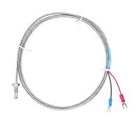 Capteur Thermocouple Type K, Sonde de Température à Vis M8, Fils Rouge Noir, Mesure Précise 0-600℃ - Réponse Rapide, Haute Résistance, Usage Industriel