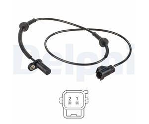Capteur, vitesse de roue DELPHI SS20569