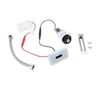 Capteurs de chasse d'urinoir sans contact - Vannes de réparation de toilettes - Capteurs muraux dissimulés - Ensemble de chasse d'eau sans contact