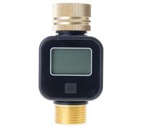Capteurs de débit numériques LCD - Appareil de mesure précis programmable - Compteur électronique de débit d'eau ABS pour moniteur de consommation en temps réel