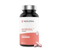 NOVOMA Minceur Morosil™, Métabolisme des Lipides et Contrôle du Poids, Extrait d'Orange Sanguine de Sicile Breveté et Thé Vert, Silhouette, Cure de 1 mois, 60 Gélules, Fabriqué en France