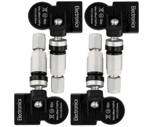 Capteurs de pression des pneus TPMS, valve métallique argentée compatible avec Jaguar F-Type X152 XJ