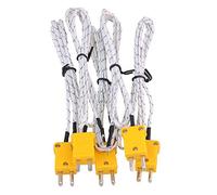 Capteurs de sonde de thermocouple de mesure de K-Type en m¨¦tal de 1 m¨¨tre de type CNBTR avec le mini connecteur de type K Set de 5