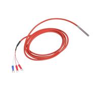 Capteurs de température industriels PT100 avec câble en silicone étanche et sonde en acier inoxydable pour divers environnements