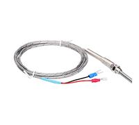Capteurs de température thermocouple type K, acier inoxydable 0 à 600 ℃ WRNT -187, puce de capteur de haute précision, 5 longueurs au choix, sonde thermique (1 M)