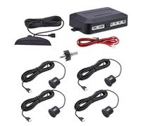 Capteurs Kit Capteurs Stationnement Radar Détection Distance Obstacle Radars Recul Pièces De Réparation Parktronic Pour Voiture Capteur De Distance De Stationnement(Noir)