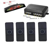 Capteurs Kit Kit Capteurs Stationnement Park Tronic 13Mm Avec Interrupteur Écran Radars Recul Détecteur Alarme Capteur De Distance De Stationnement(Noir)