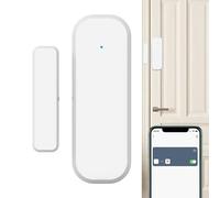 Capteurs pour fenêtres - Alerte de détecteur magnétique par Wi-Fi, capteur sans fil pour détection d'ouverture de porte en temps réel, pour notification de sécurité à la maison, chambre, entreprise, E