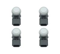 Capteurs Stationnement Compatible Avec NISSAN Moniteurs D'angle Mort Positionneur De Capteur D'aide Au Stationnement De Pare-chocs OEM 28438-3TA2E 284383TA2E 28438 3TA2E(White-4Pcs)