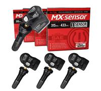 Capteurs TPMS Autel MX Sensor MaxiTPMS - Capteur de pression des pneus 2-en-1 (315 MHz + 433 MHz) à pression, programmé au niveau OE par TS508, TS408, TS508WF, TS608, MS906TS, ITS600, MS906PRO-TS 4PCS
